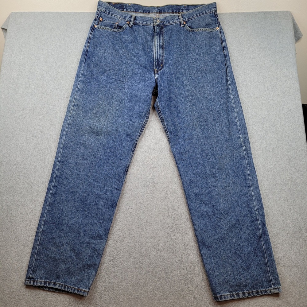 Levi's 550 Relaxed Fit Jeans Mens 42x34 Blue Denim 100%‎ Cotton Medium Wash